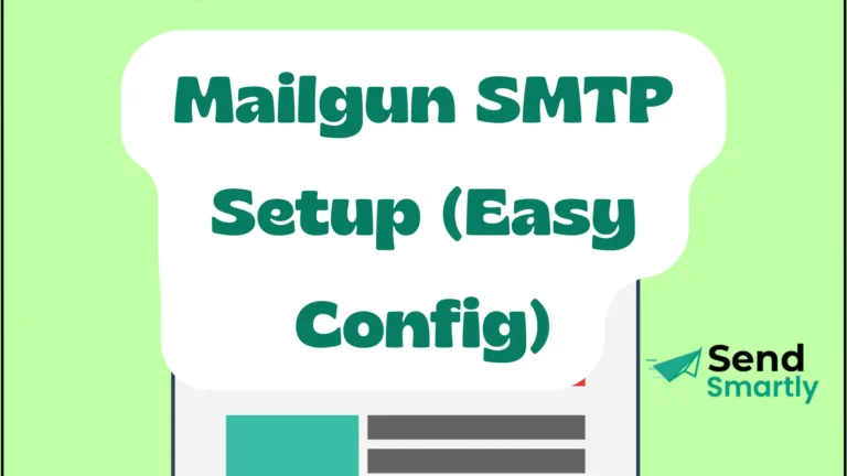 A featured image for a guide to Mailgun SMTP setup, with the title 'Mailgun SMTP Setup: The Definitive Guide for Developers & Businesses' on a branded background.